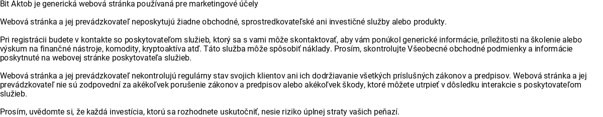 Rizikové vyskakovacie Okno